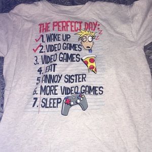 Has a stain on the back on the shirt